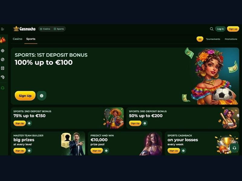 App y navegador móvil en Casinacho Casino Nacho Casino para jugadores españoles